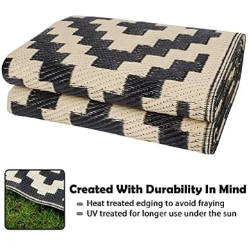 SAND MINE Reversible Mats: Stylish Outdoor & Indoor Rug