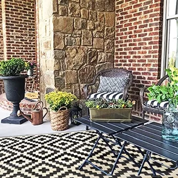 SAND MINE Reversible Mats: Stylish Outdoor & Indoor Rug