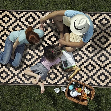 SAND MINE Reversible Mats: Stylish Outdoor & Indoor Rug