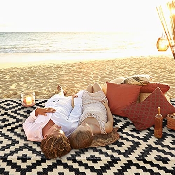 SAND MINE Reversible Mats: Stylish Outdoor & Indoor Rug