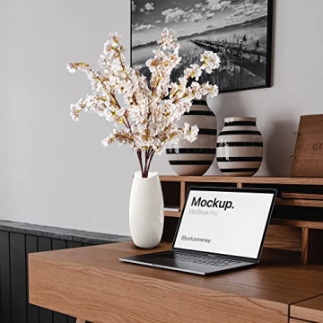 Artificial Cherry Blossom Branches for Home Decor