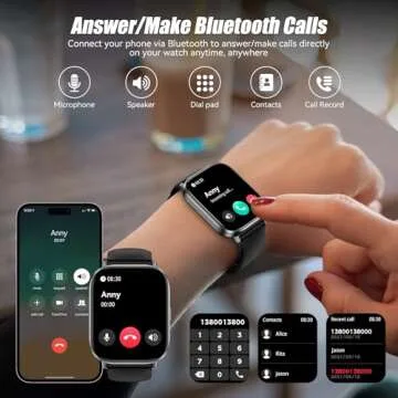 ganopterygon Smart Watch for Men Women, 2.01" HD Smartwatch with 120 Sports Modes, Heart Rate/Sleep ...