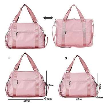 QEEFXLQI Gym Bag - Stylish Travel and Workout Companion