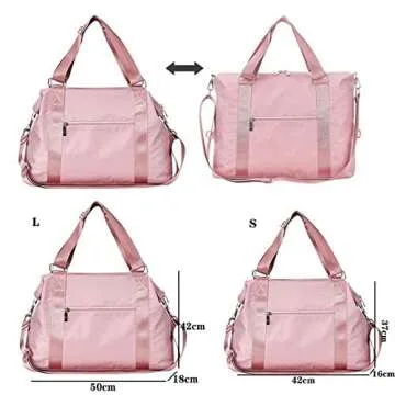 QEEFXLQI Gym Bag - Stylish Travel and Workout Companion