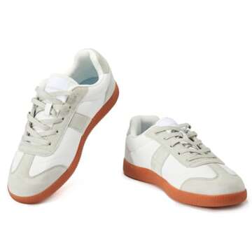 UBFEN Women's Fashion Sneakers: Classic Retro Trainers for All Occasions