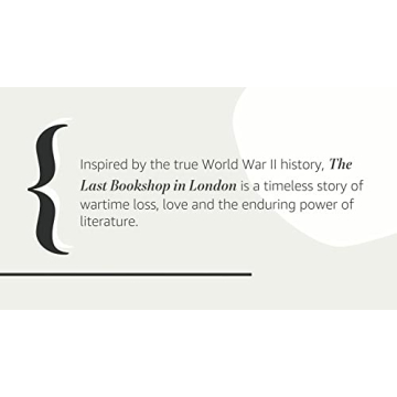 The Last Bookshop in London Heartfelt WWII Historical Novel