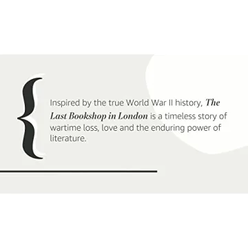 The Last Bookshop in London Heartfelt WWII Historical Novel
