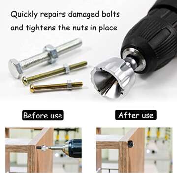 SeonFook Chamfer Tool: Quick & Durable Bolt Repair Tool