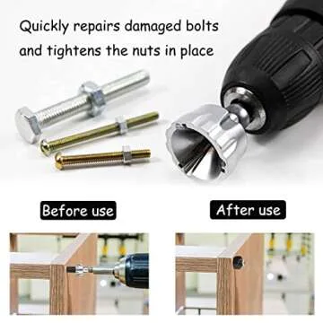 SeonFook Chamfer Tool: Quick & Durable Bolt Repair Tool