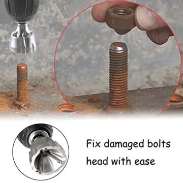 SeonFook Chamfer Tool: Quick & Durable Bolt Repair Tool