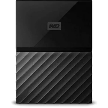 WD 1TB Black My Passport Portable External Hard Drive - Fast, Secure, Reliable