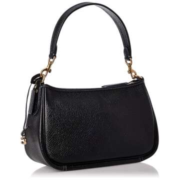 Luxury COACH Cary Soft Pebble Leather Crossbody Bag