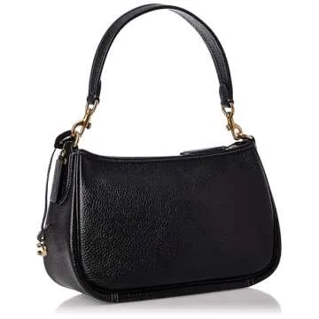 Luxury COACH Cary Soft Pebble Leather Crossbody Bag