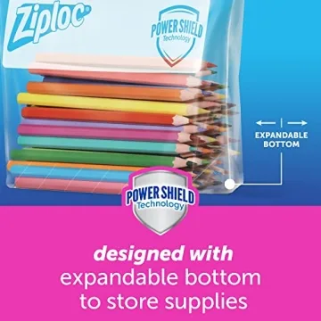 Durable Ziploc Gallon Food Storage Slider Bags