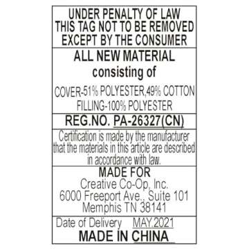 Creative Co-Op 18" Polyester Lumbar Merry Christmas & Fringe Trim Pillow, Red