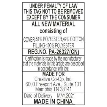 Creative Co-Op 18" Polyester Lumbar Merry Christmas & Fringe Trim Pillow, Red