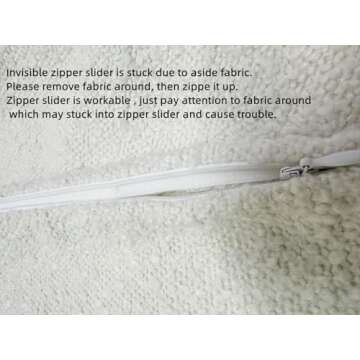 Sunkifover Textured Boucle Pillow Covers 12x20 Inches, Decorative Neutral Pillowcase Rectangular Cushion Cover for Sofa, Couch, Bed, Bedroom, Living Room, Home Decro White.