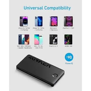 Anker Powerbank 10,000 mAh, 323 Power Bank with USB-C Port (Input & Output), Small But Strong External Mobile Phone Battery, Powercore for iPhone 14/14 Pro/14 Pro Max/Galaxy and More