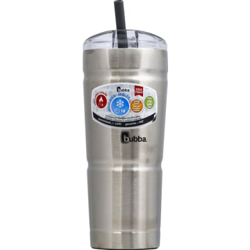 Durable Bubba Envy S Tumbler with Straw, 24oz Stainless Steel