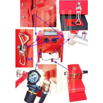 Heavy Duty Industrial Sand Blaster Blasting Cabinet Air Sandblaster