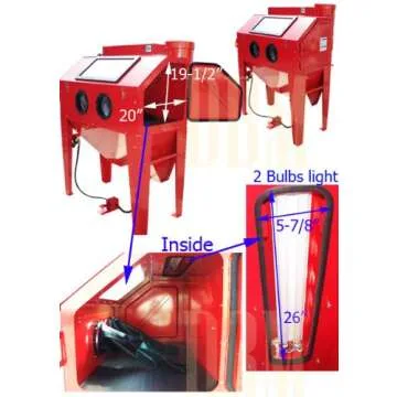 Heavy Duty Industrial Sand Blaster Blasting Cabinet Air Sandblaster