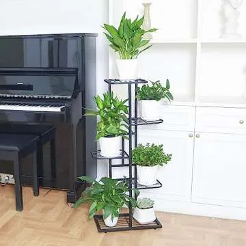 Stylish 5-Tier WEENINE Plant Stand for Indoor Use