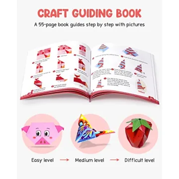 Gamenote Colorful Origami Kit 54 Projects and 120 Papers