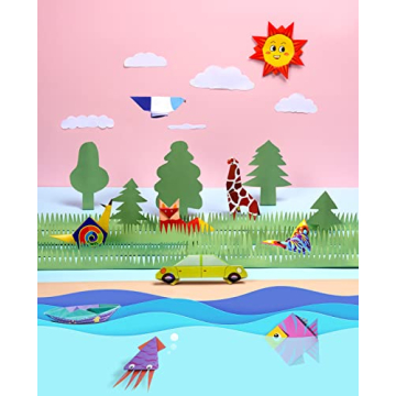 Gamenote Colorful Origami Kit 54 Projects and 120 Papers