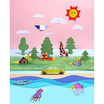 Gamenote Colorful Origami Kit 54 Projects and 120 Papers