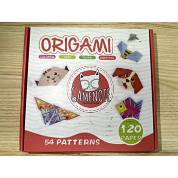 Gamenote Colorful Origami Kit 54 Projects and 120 Papers