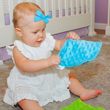 S&T INC. Crinkle Squares Baby Toys for Sensory Fun