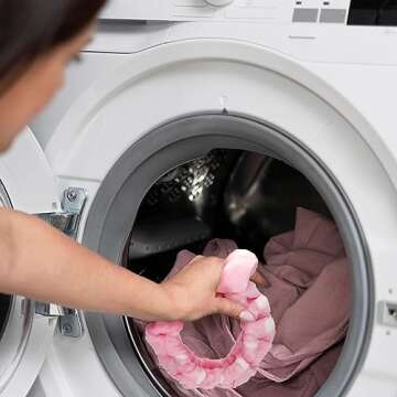 FirstKitchen Lovely Headband,Makeup Headbands,2 PCS Flannel Bowknot Hairband Wash Face Towel Hair Band for Hair Accessories(Red + Pink)