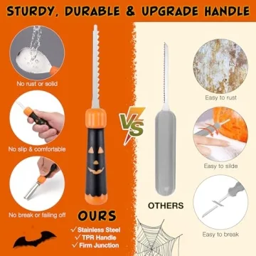 EverBrite Lantern & HAUSHOF 20PCS Carving Kit for Halloween