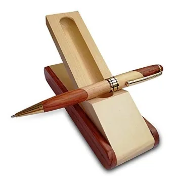 Elegant Luxury Wooden Ballpoint Pen Gift Set for Professionals