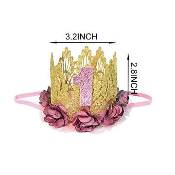 BGFKS Tutu Dress for Baby Girl 1st Birthday Photography Outfit Sets, Dress for Toddler Girls with La...