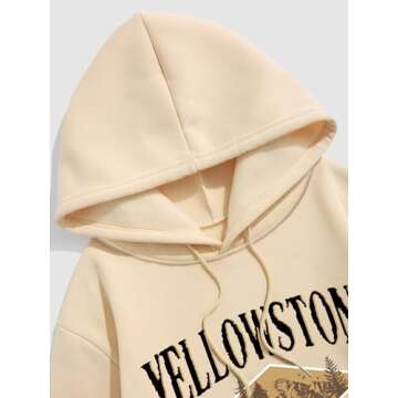 ZAFUL Men's Fleece Lined Pullover Hoodie for Casual Style