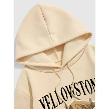 ZAFUL Men's Fleece Lined Pullover Hoodie for Casual Style