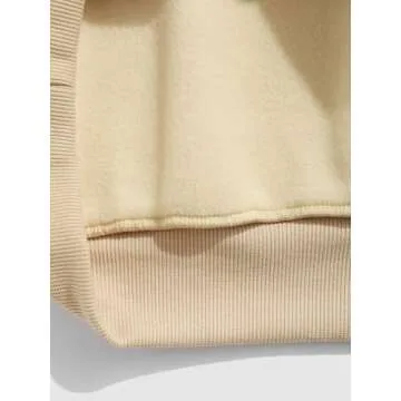 ZAFUL Men's Fleece Lined Pullover Hoodie for Casual Style