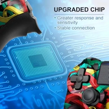 MOOGOLE Wireless PS4 Controller with Dual Motors & Gyro