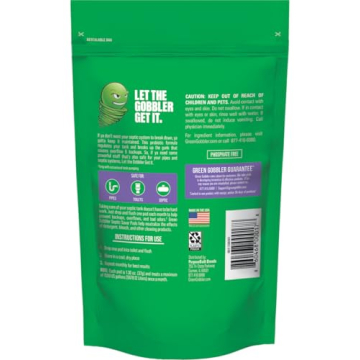 Green Gobbler Septic Tank Treatment Packets - 6 Month Supply