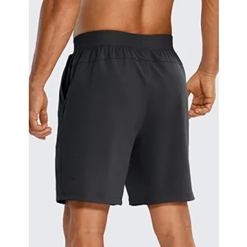 CRZ YOGA Men's Stretch Workout Shorts - Casual Gym Wear