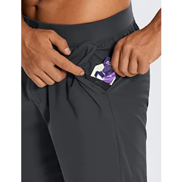 CRZ YOGA Men's Stretch Workout Shorts - Casual Gym Wear