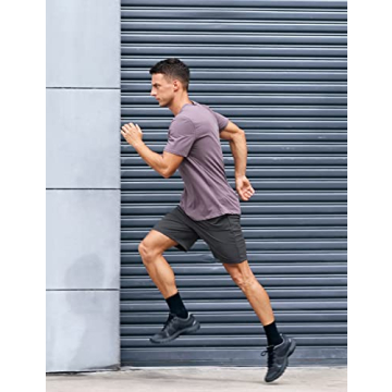 CRZ YOGA Men's Stretch Workout Shorts - Casual Gym Wear