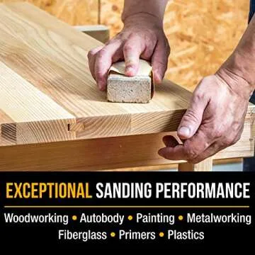 Dura-Gold Premium 9" x 11" Gold Sandpaper Sheets, 60 Grit (Box of 6) - Wood Furniture Woodworking, Automotive Paint - Full-Size Cut to Use on 1/4, 1/3, 1/2 Sheet Finishing Sanders, Hand Sanding Block