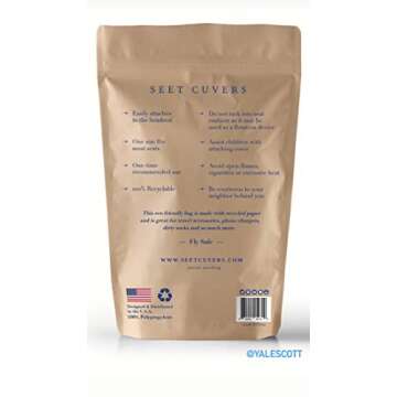 Seet Cuvers Airplane Seat Covers (2 Disposable Covers Per Package), One Size