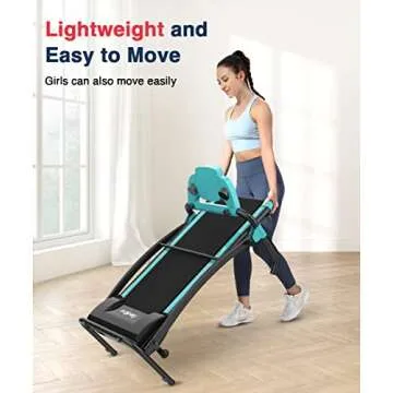 REDLIRO Compact Electric Treadmill for Home & Office Use