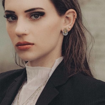 Elegant JeanBeau Gold Silver Knot Earrings for Women