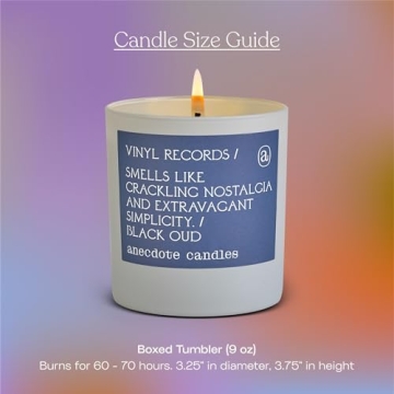 Premium Coconut Soy Wax Candle | Black Oud & Sandalwood