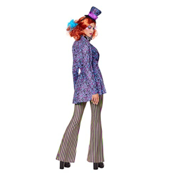 Spirit Halloween Adult Mad Hatter Jumpsuit Costume