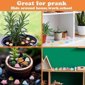 Barydat 400 Pcs Mini Resin Animals for Decor Crafts Party